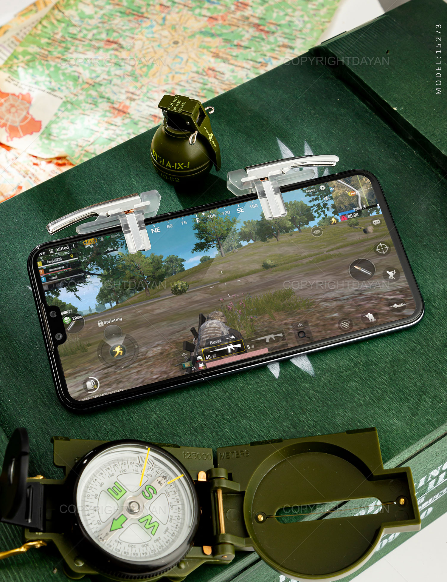 دسته بازی PUBG مدل 15273