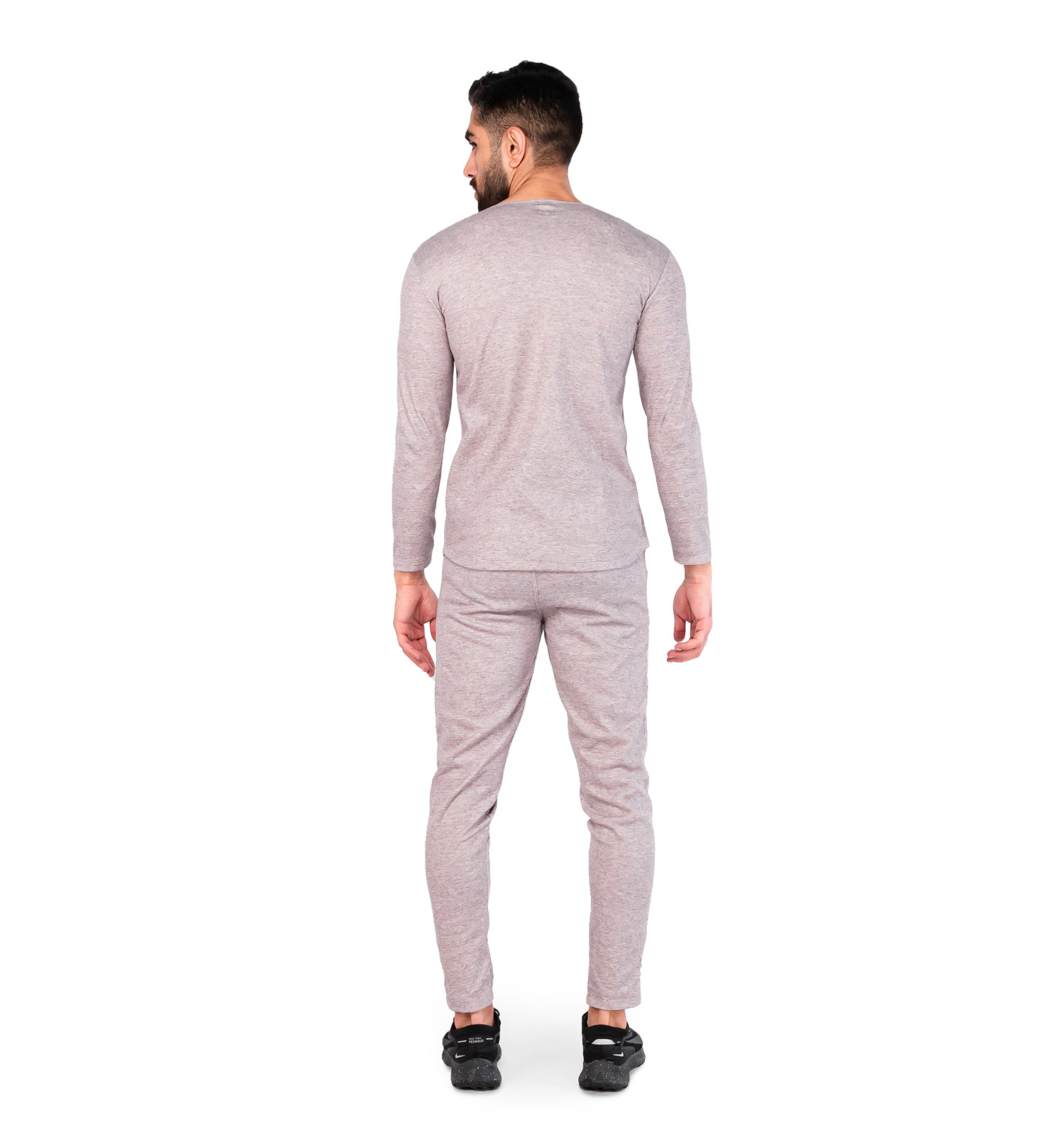 ست مردانه بلوز شلوار آستین بلند Nike ساده یقه گرد مدل 44655