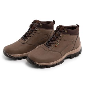 کفش ساقدار چرم مصنوعی مردانه اسپرت قهوه ای Clarks مدل 40511