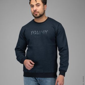 بلوز مردانه آستین بلند دورس سرمه ای Tommy مدل 41663