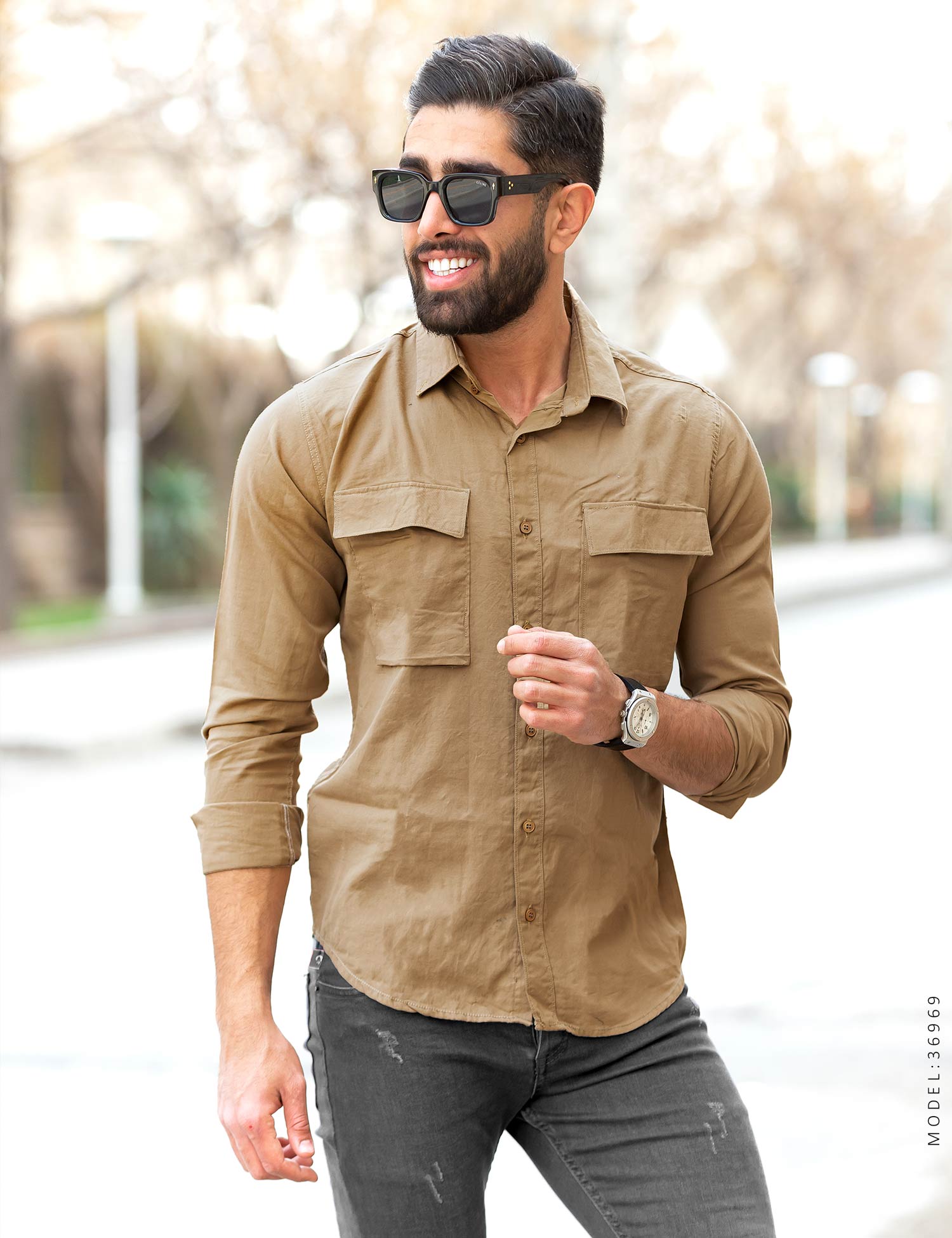 پیراهن مردانه Rayan مدل 36969