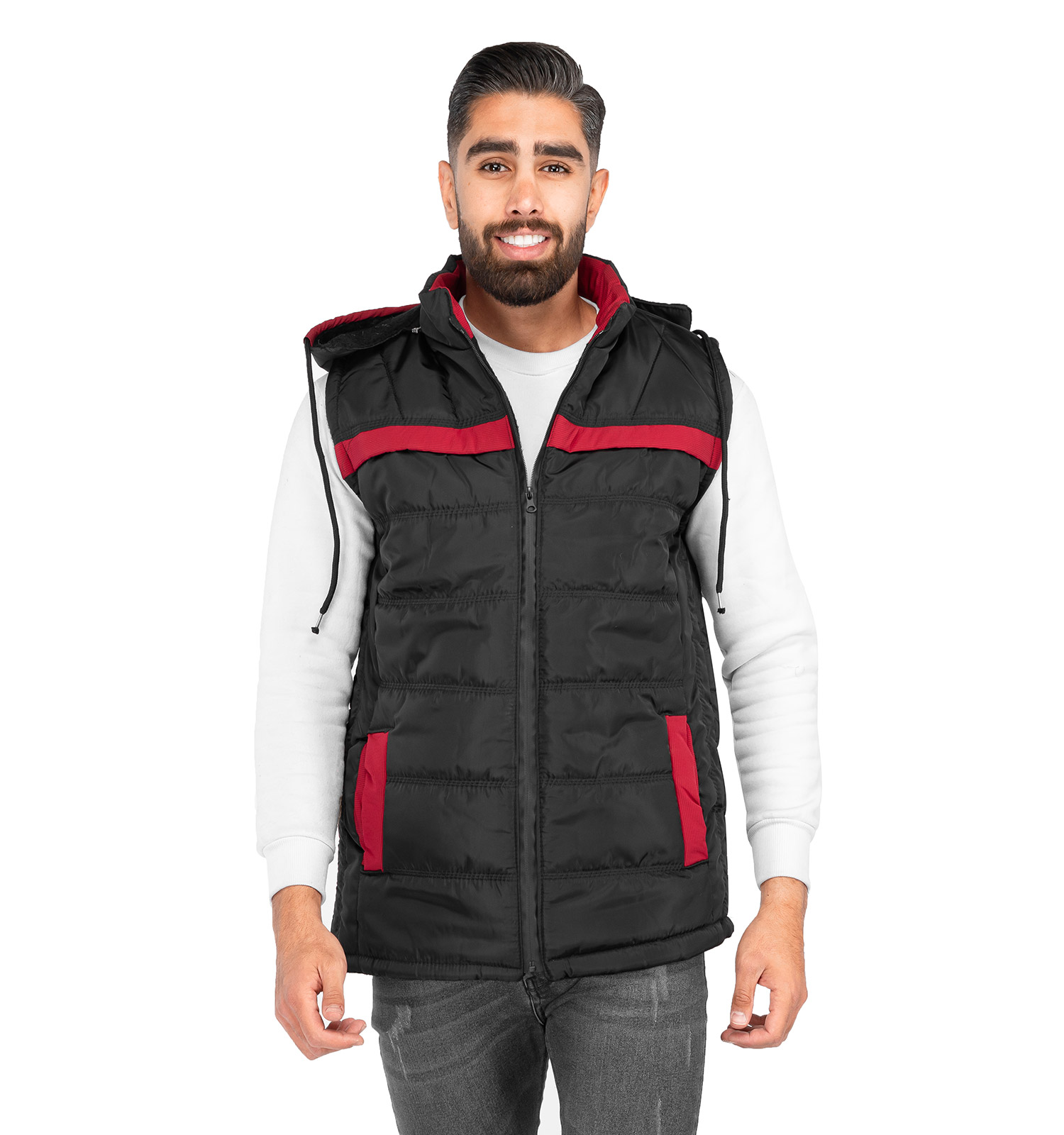 کاپشن پافر مموری مردانه بادی Pink مدل 39778