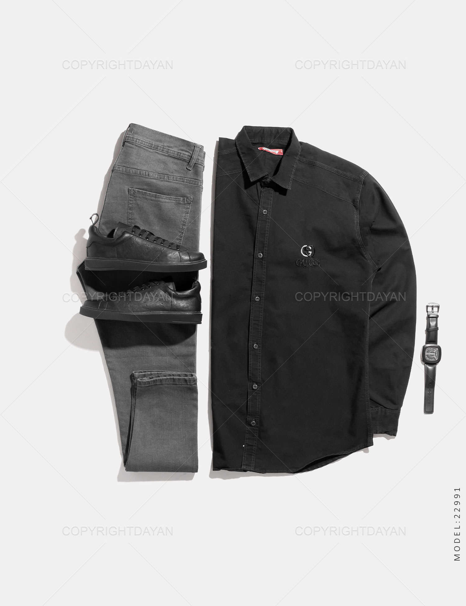 پیراهن مردانه Gucci مدل 22991