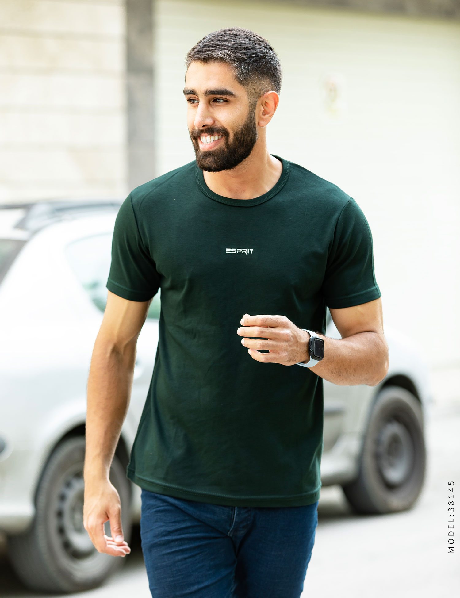 تیشرت مردانه یقه گرد Esprit مدل 38145