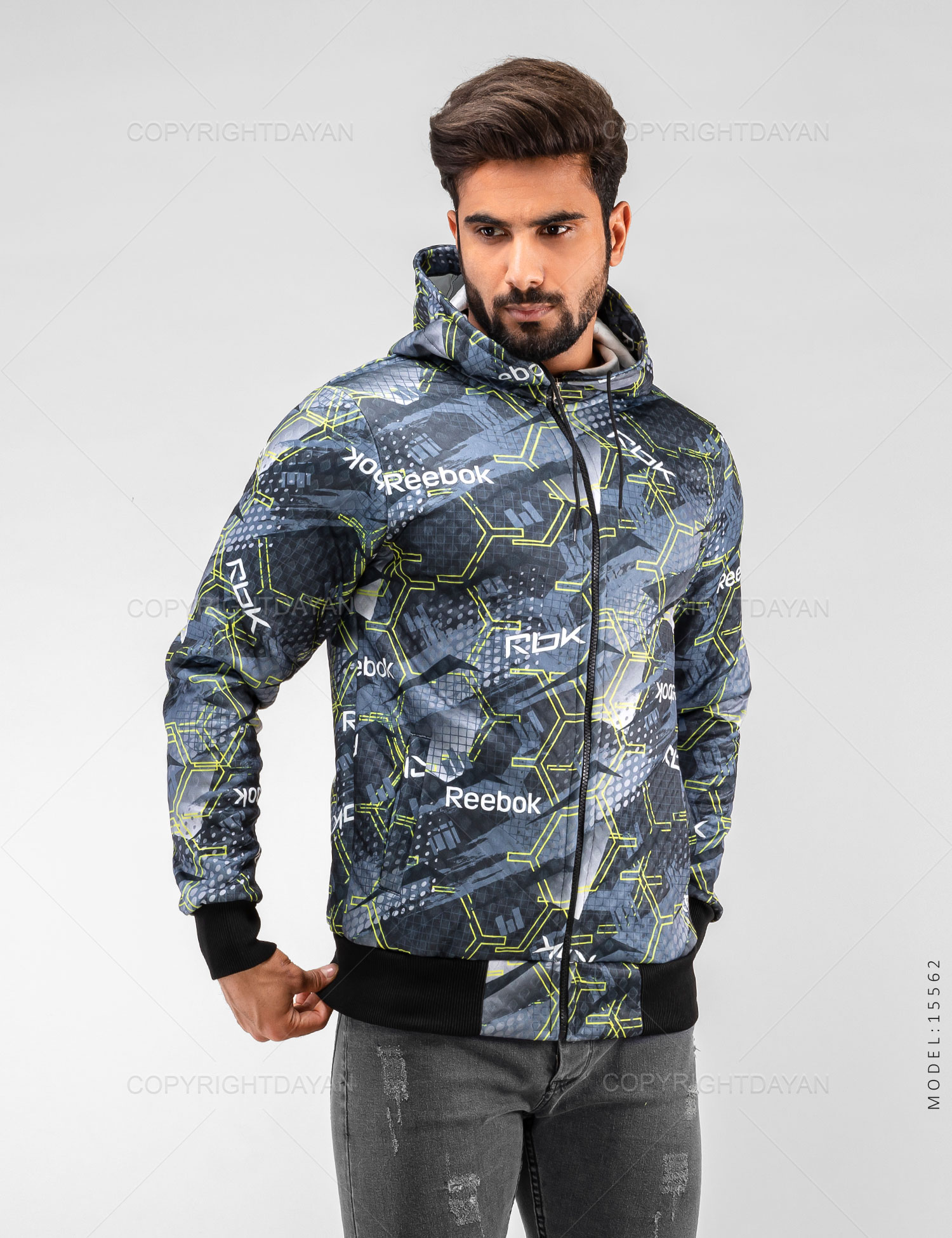 سویشرت مردانه Reebok مدل 15562