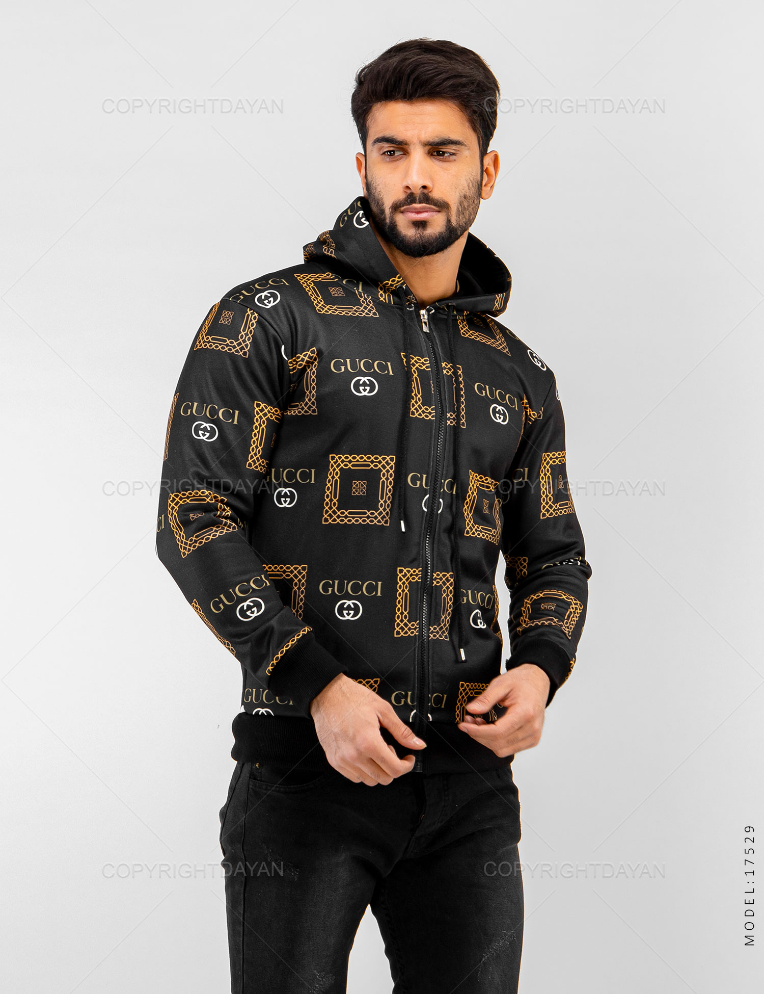 سویشرت مردانه Gucci مدل 17529