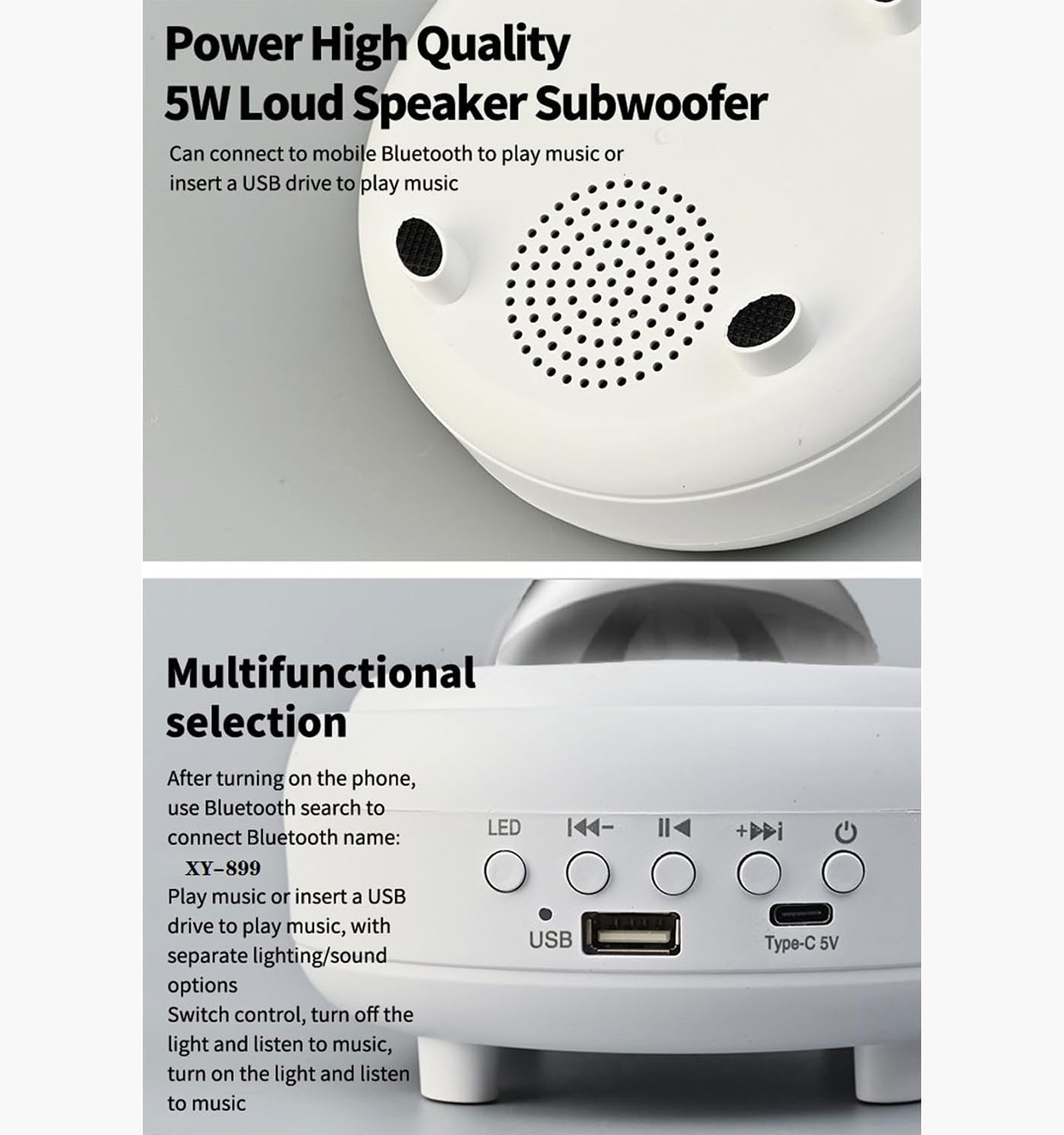 چراغ خواب بلوتوثی کهکشانی شفق قطبی مدل 43565