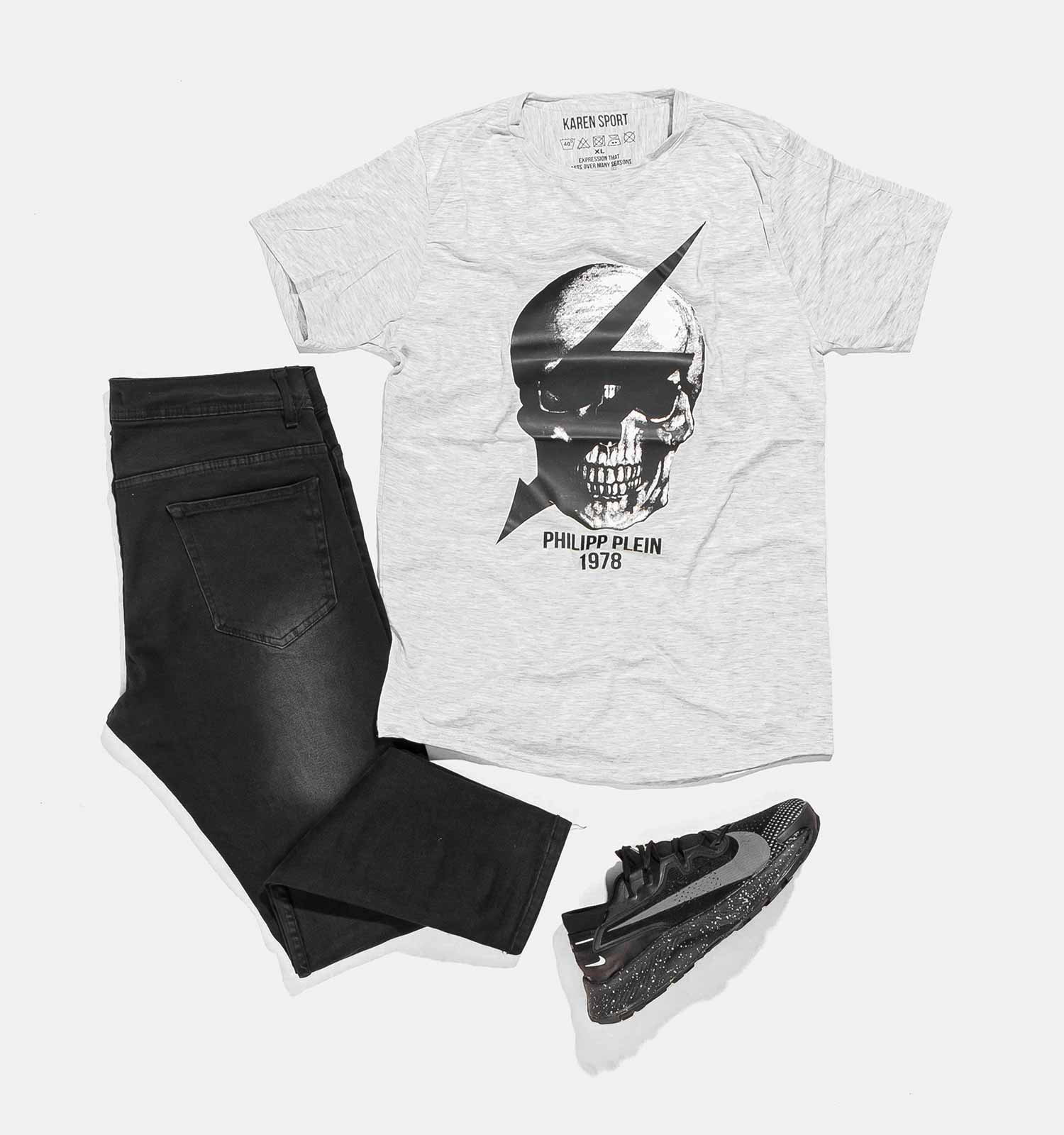 تیشرت مردانه طرحدار Philipp Plein مدل 29319