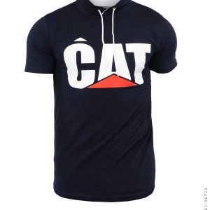 تیشرت مردانه یقه بنددار Cat مدل 36723