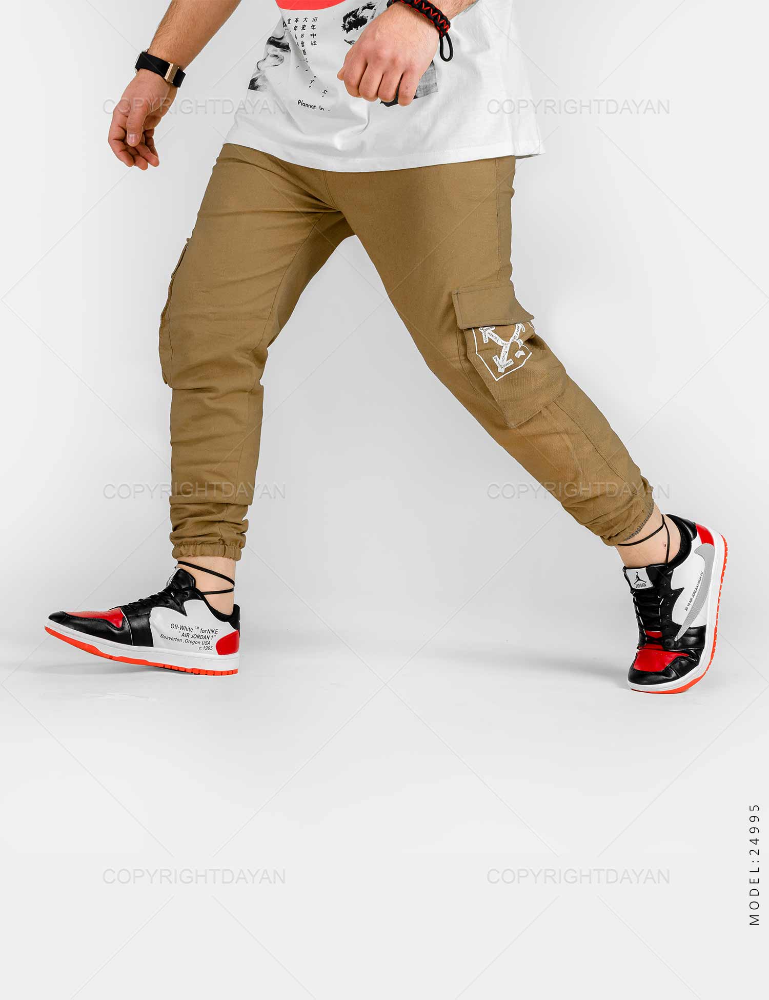 شلوار اسلش مردانه Off – White مدل 24995