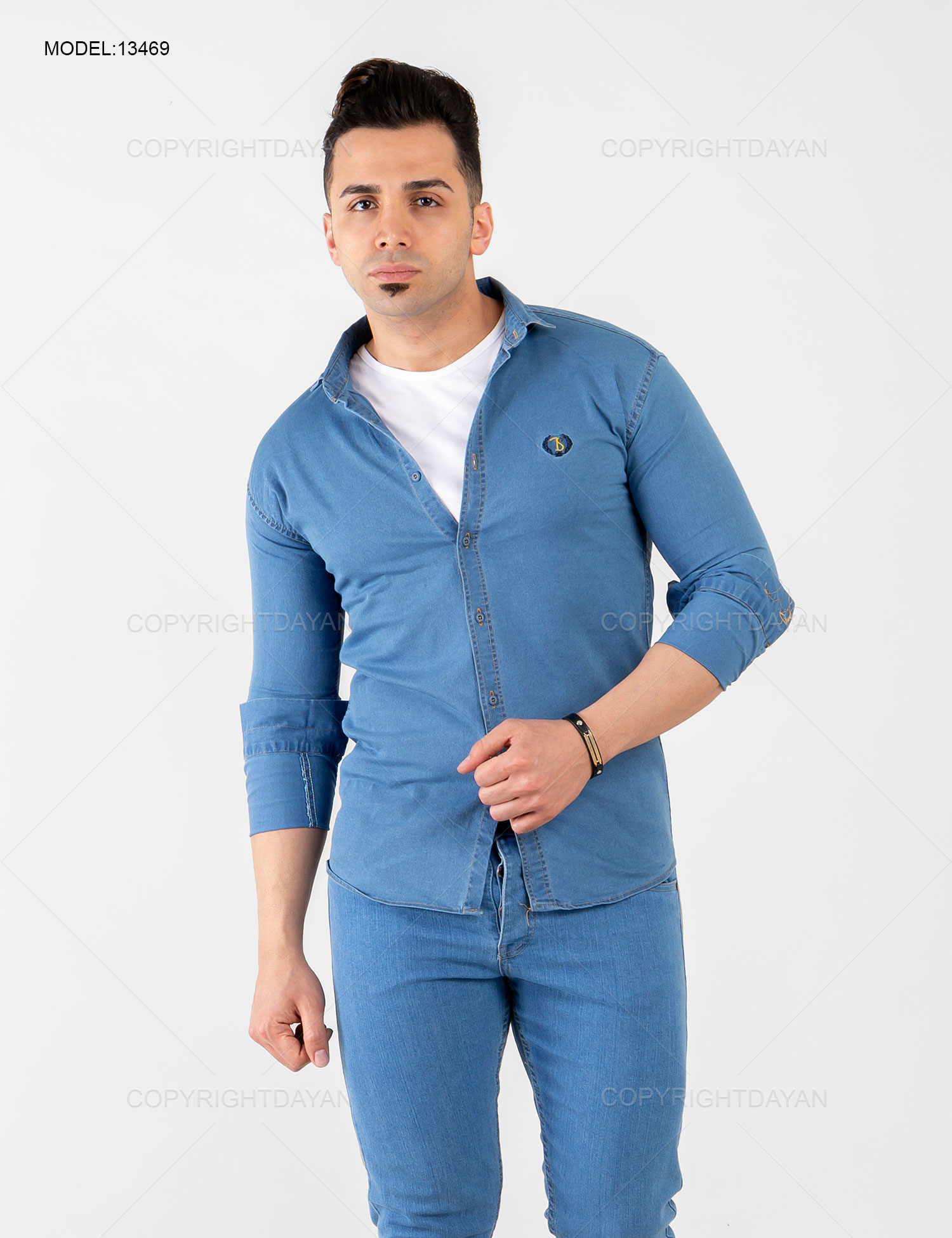 پیراهن مردانه Benson مدل 13469