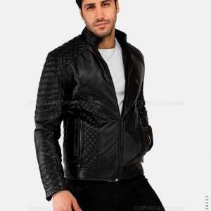 کاپشن چرمی مردانه Sevin مدل 24222