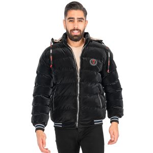 کاپشن سیلیکونی مردانه بادی مشکی Rayan مدل 40928