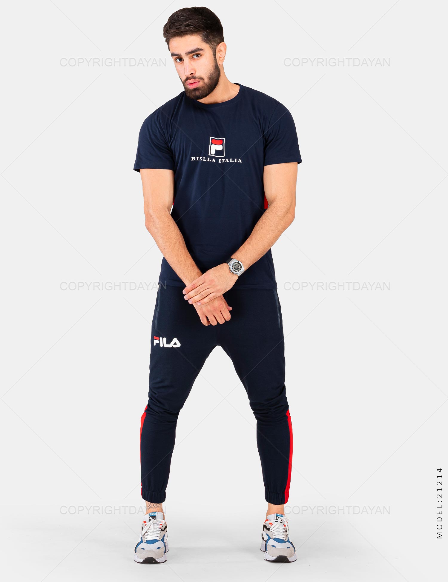 ست تیشرت شلوار مردانه Fila مدل 21214