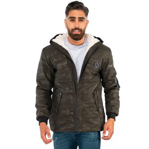کاپشن مردانه طرح چریکی Kiyan مدل 39016