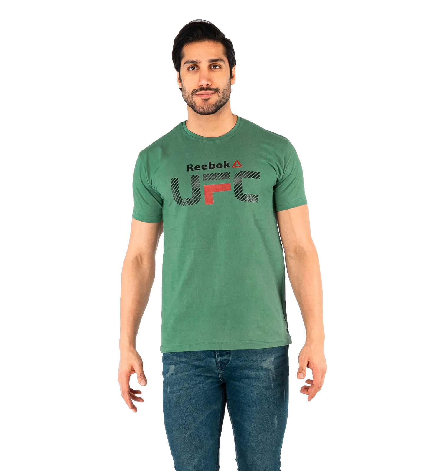 تیشرت Reebok یقه گرد مردانه ساده مدل 44138