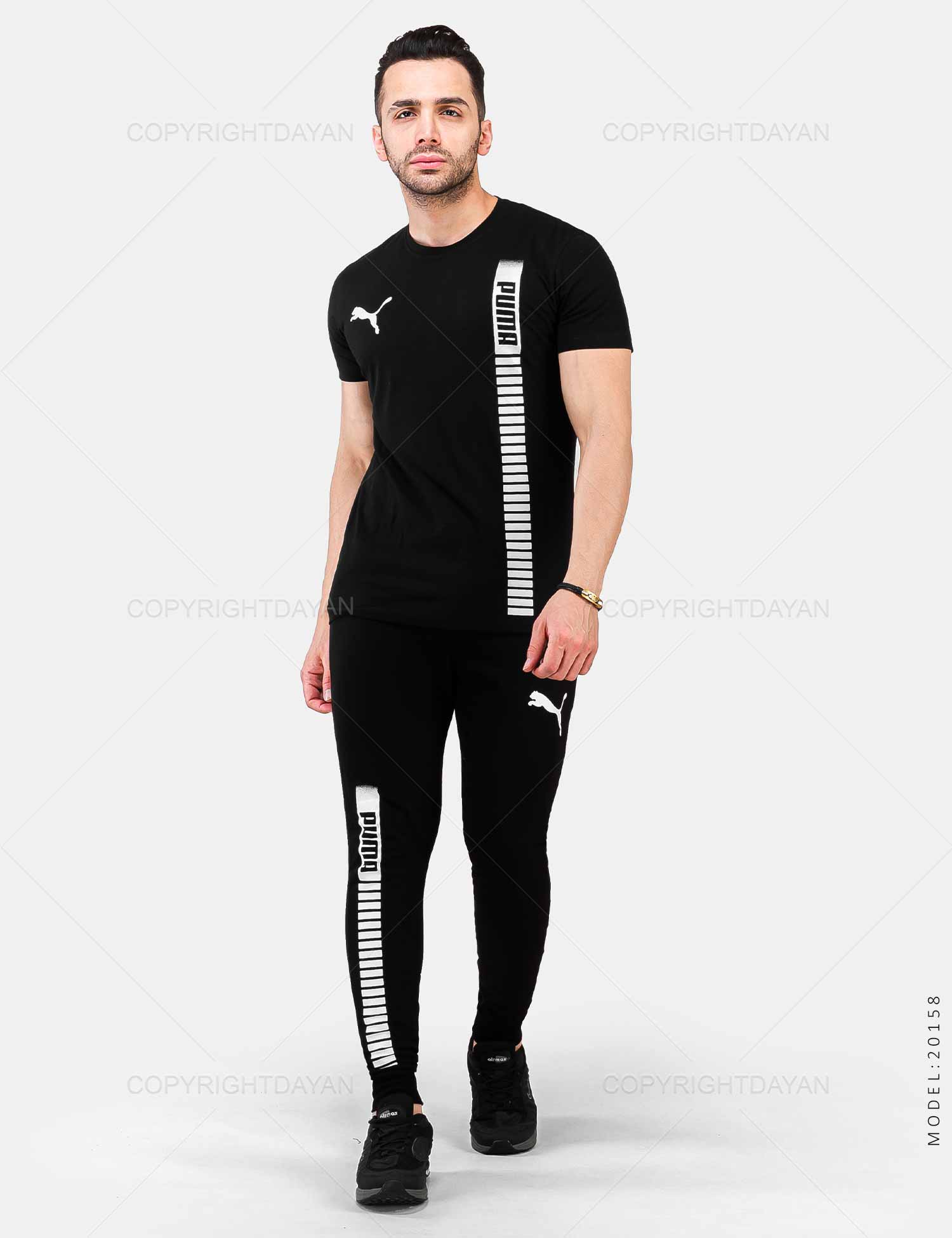 ست تیشرت شلوار مردانه Puma مدل 20158