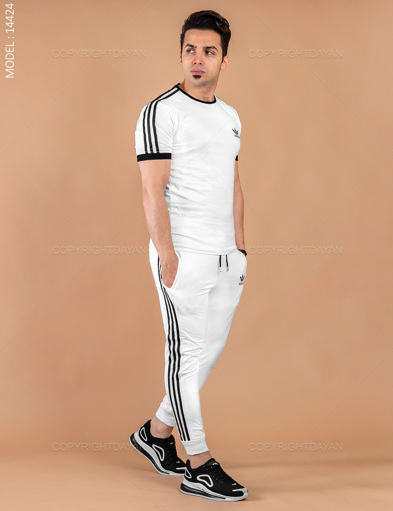 ست تیشرت شلوار مردانه Adidas مدل 14424