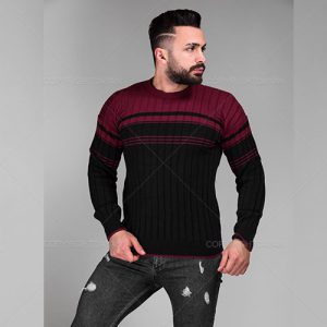 بافت مردانه Lima مدل E 5042 (قرمز)