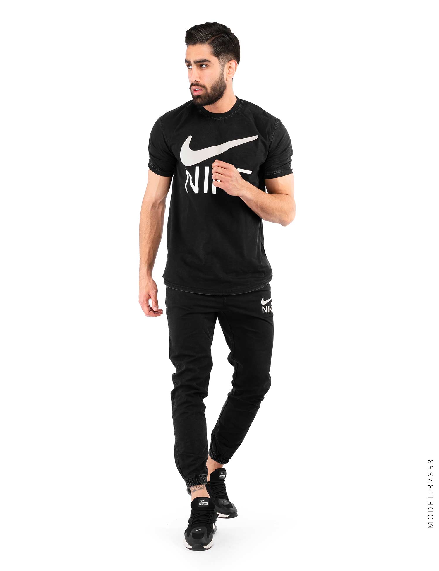 ست تیشرت شلوار جین اسپرت Nike مدل 37353