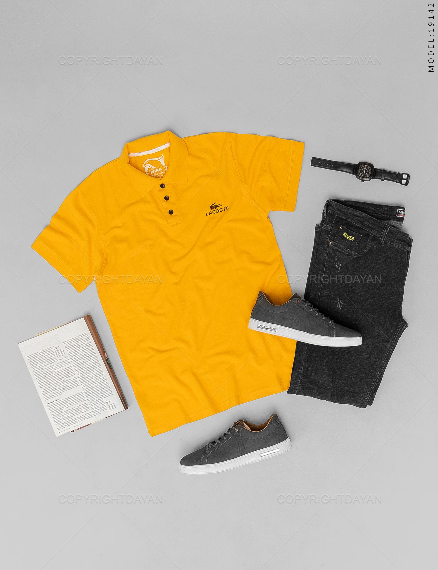 پولوشرت مردانه Lacoste مدل 19142