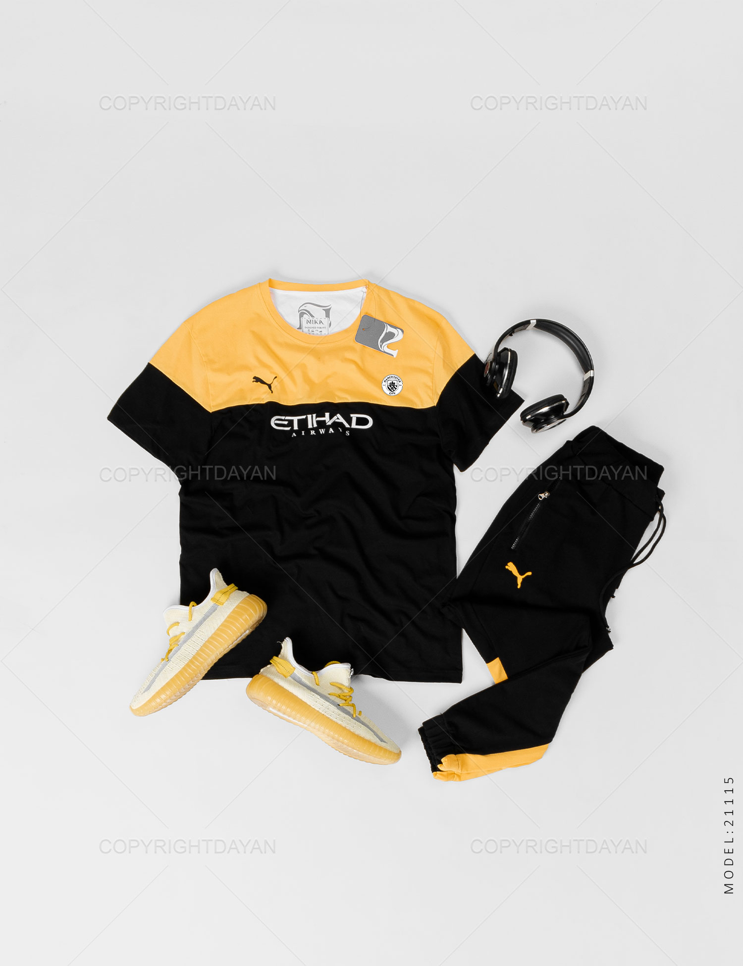 ست تیشرت شلوار مردانه Puma مدل 21115