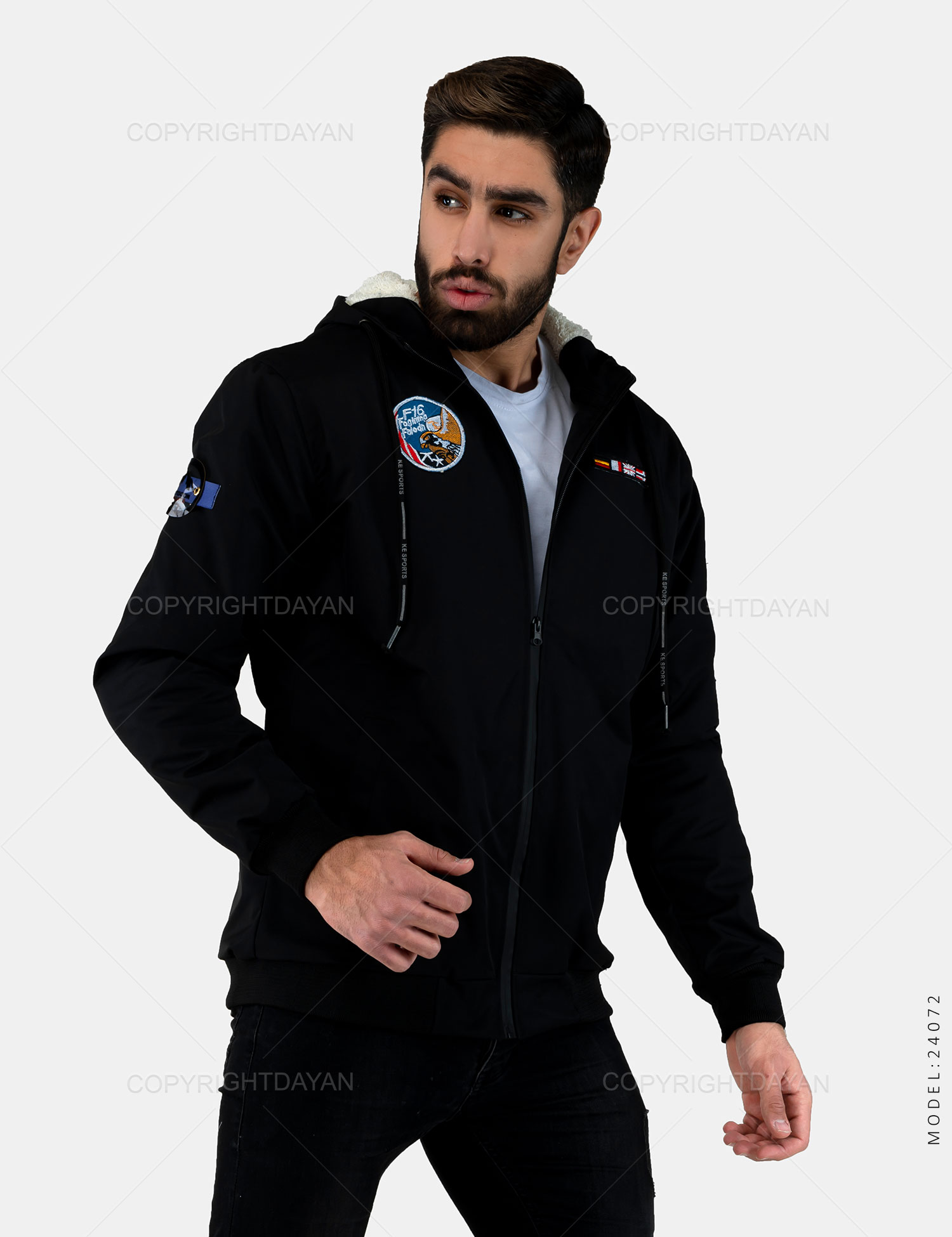 کاپشن مردانه Marlon مدل 24072