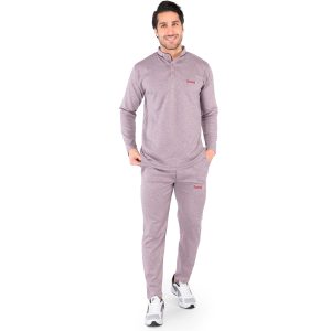ست بلوز شلوار مردانه آستین بلند Reebok ساده یقه گرد مدل 44078