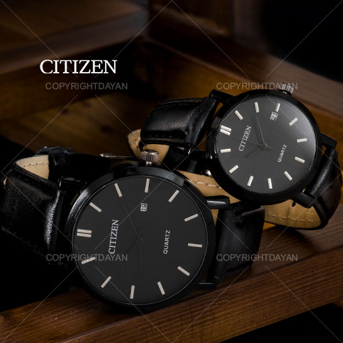 ست ساعت مردانه زنانه Citizen مدل Holak (مشکی)