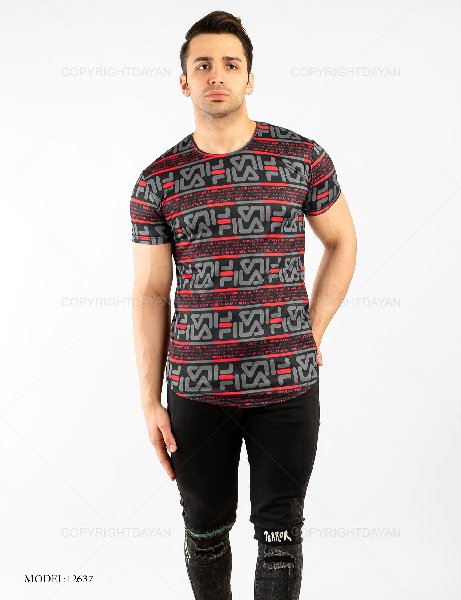 تیشرت مردانه Fila مدل 12637