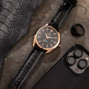 ساعت مچی چرم مردانه Omega مدل 41909