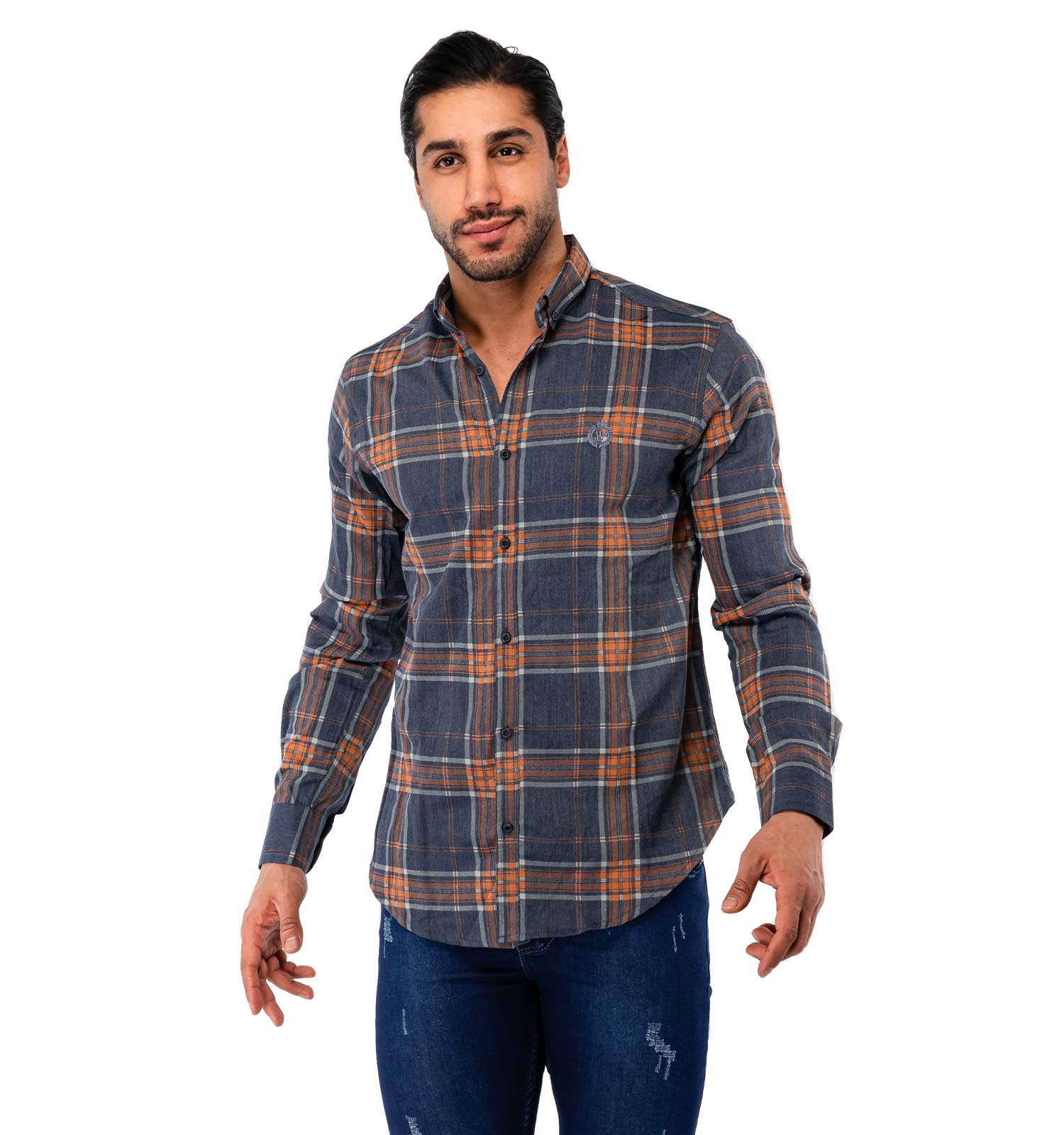 پیراهن چهارخانه مردانه Zima مدل 35889