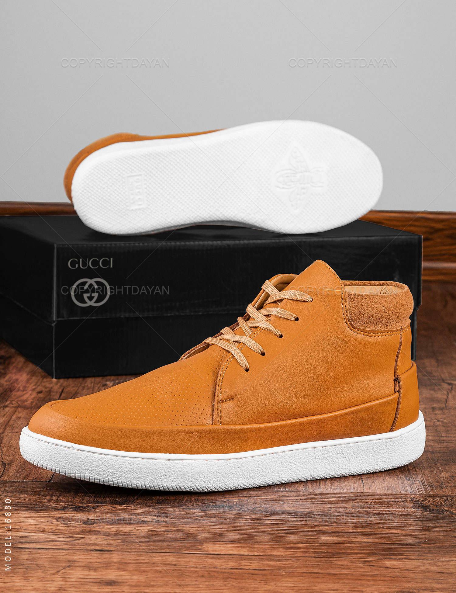 کفش ساقدار مردانه Gucci مدل 16830
