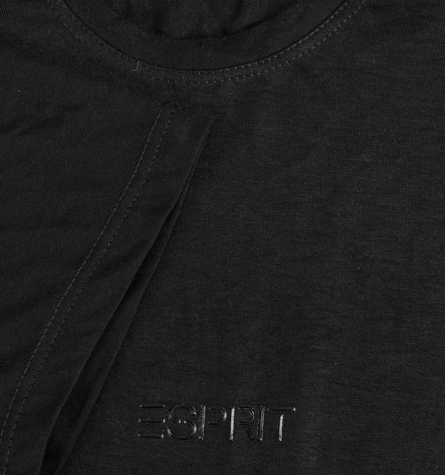 تیشرت Esprit مردانه مشکی ساده مدل 43737