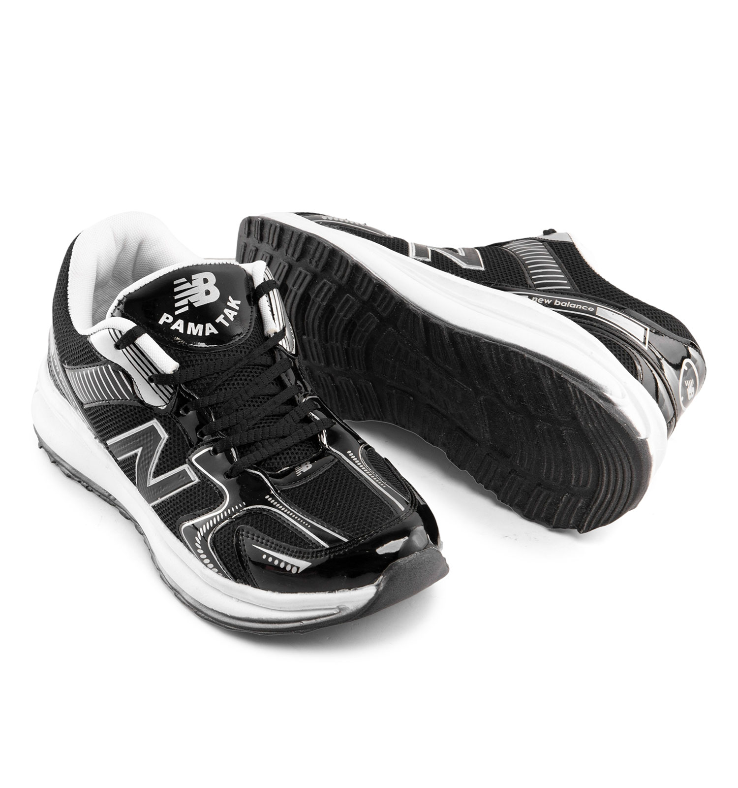 کفش اسپرت New Balance مردانه مشکی بندی مدل 43165
