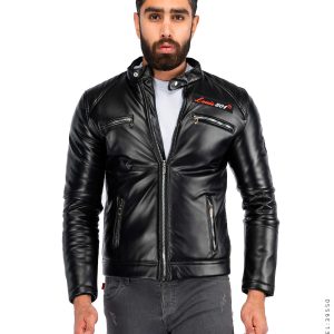 کاپشن چرم مردانه Stark مدل 39550