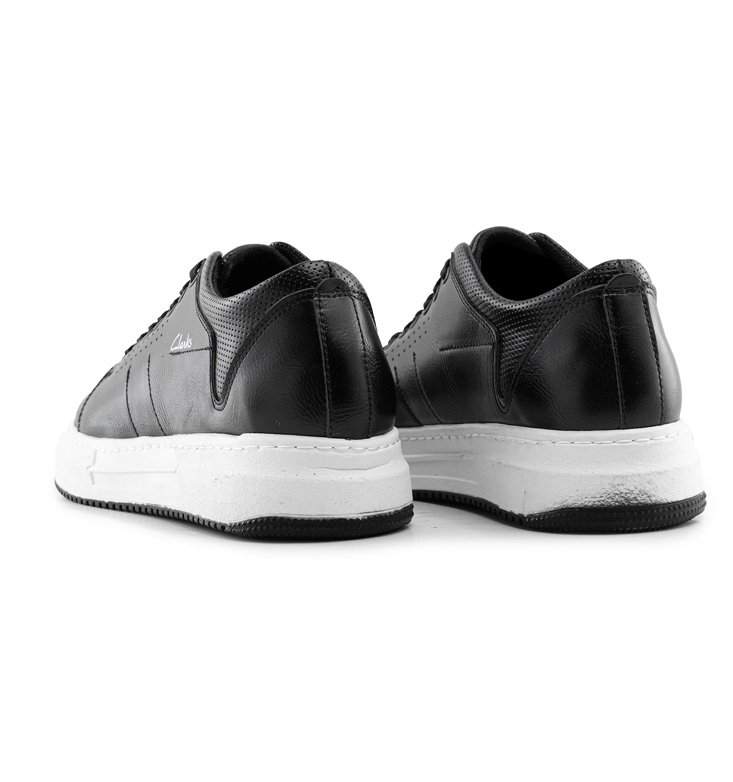 کفش روزمره مردانه Clarks چرم مصنوعی مشکی مدل 43954