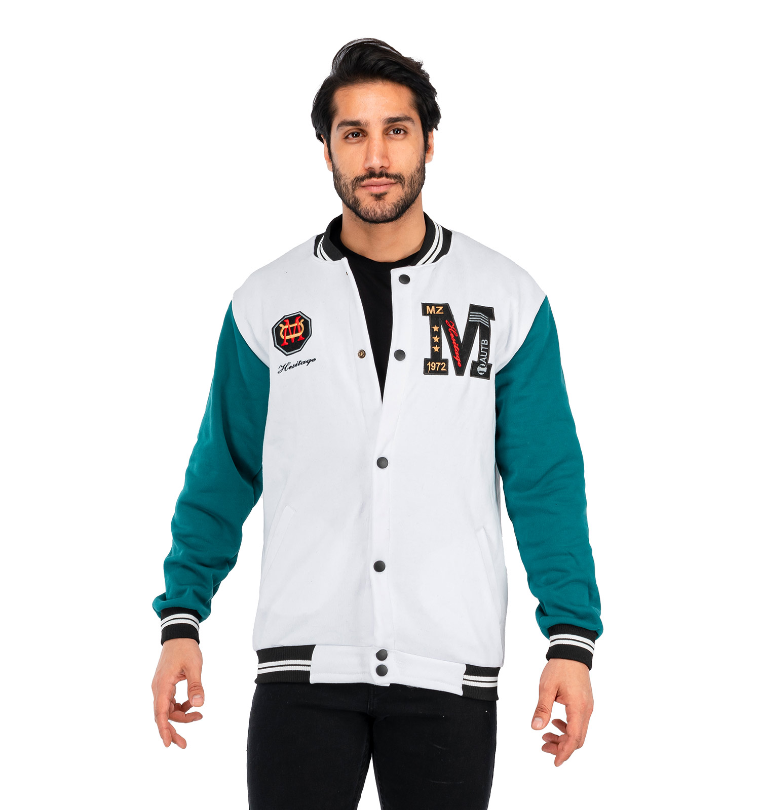 سویشرت بیسبالی مردانه Alvin یقه گرد مدل 41248