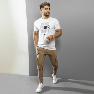 شلوار اسلش خاکی مردانه مدل Sameri T