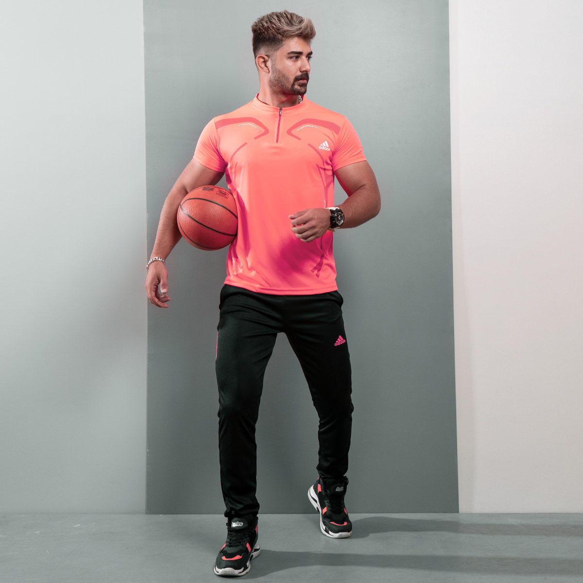 ست تیشرت شلوار Adidas مردانه مدل Manian