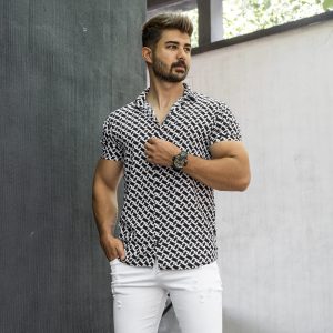 پیراهن هاوایی مردانه مدل Lorin