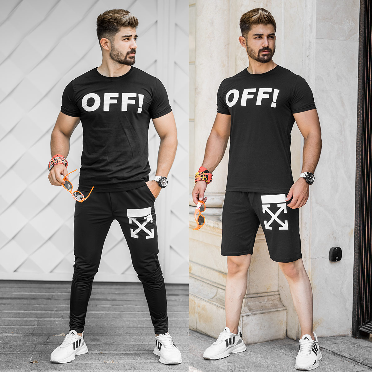 ست سه تیکه Off-White مردانه مدل Radman