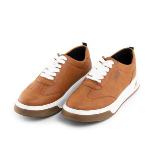 کفش اسپرت New Balance مردانه عسلی بندی مدل 43413