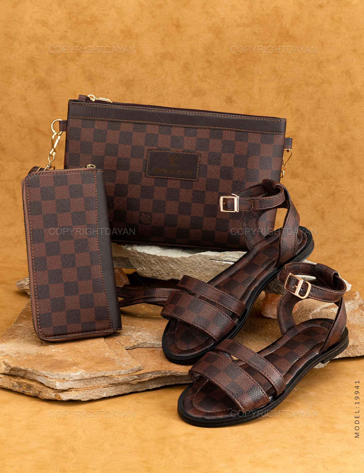 ست سه تیکه زنانه Louis Vuitton مدل 19941
