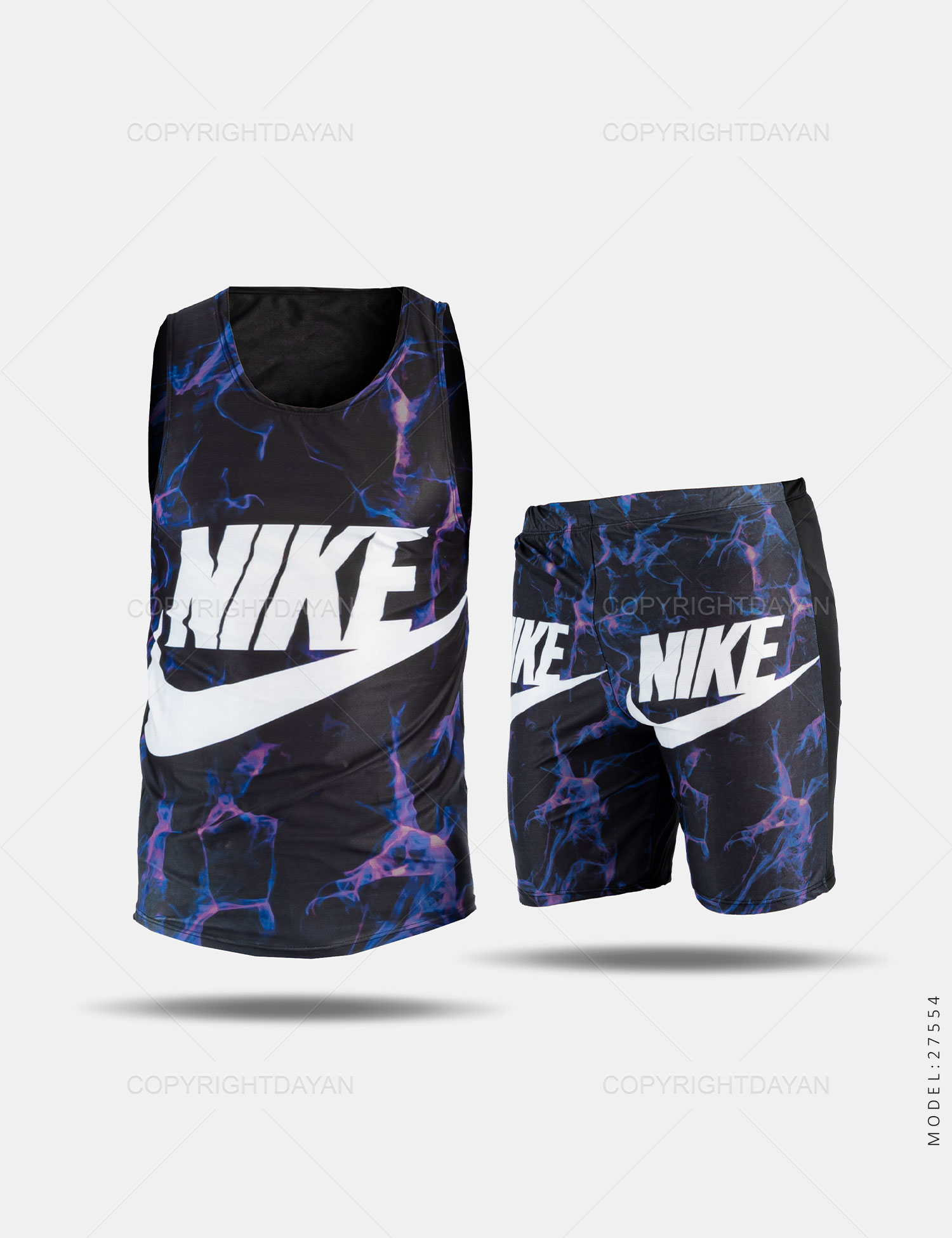 ست رکابی شلوارک مردانه Nike مدل 27554