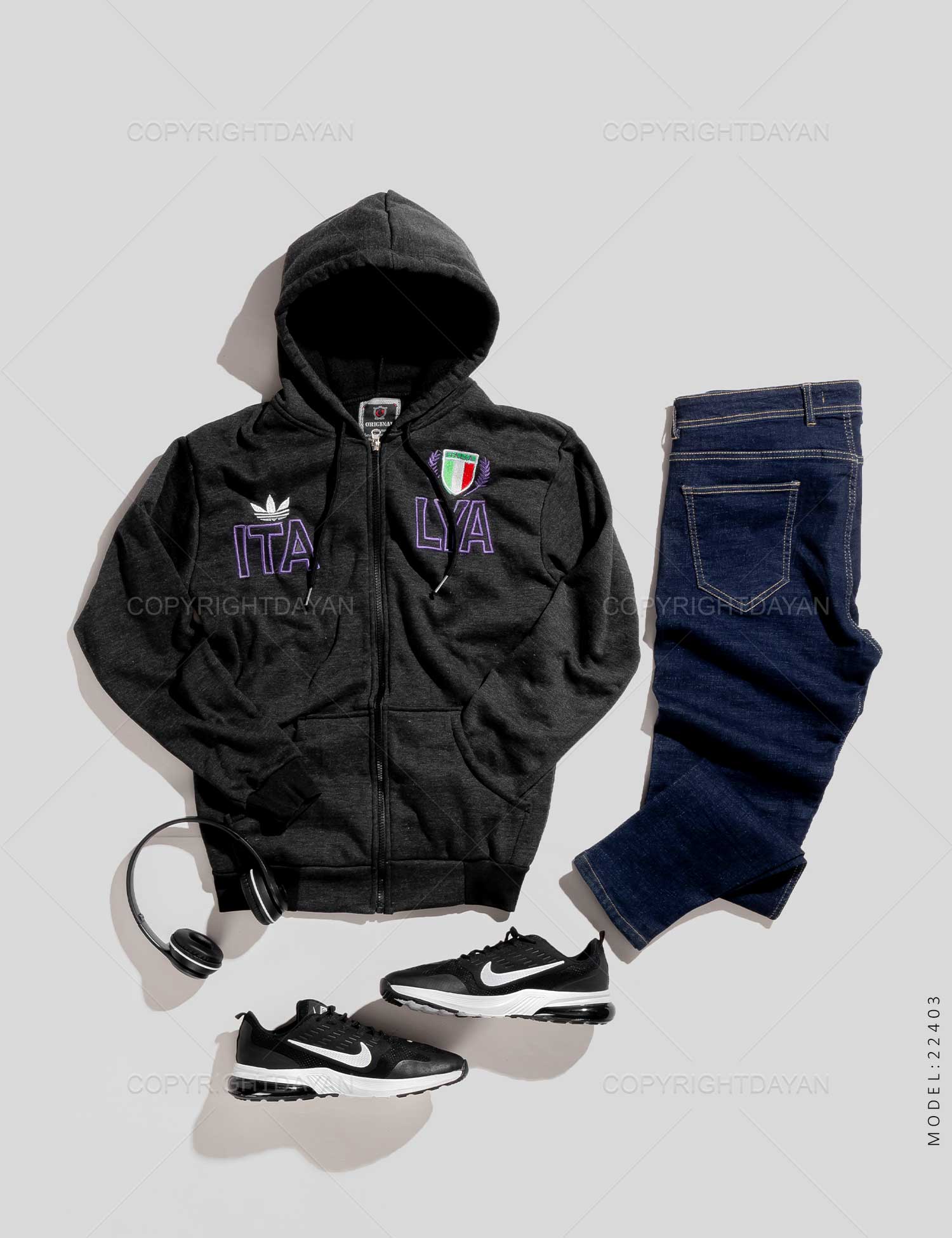 سویشرت مردانه Adidas مدل 22403