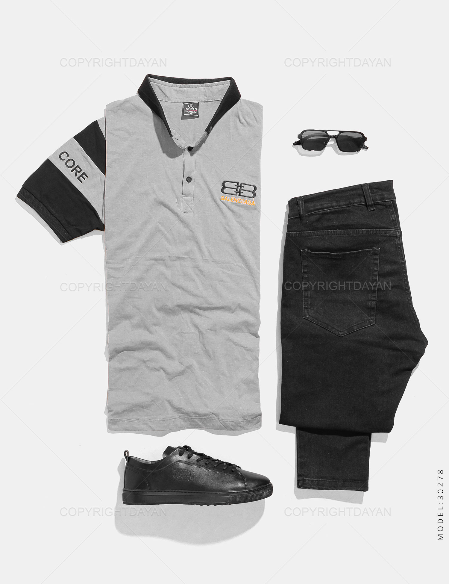 پولوشرت مردانه Balenciaga مدل 30278