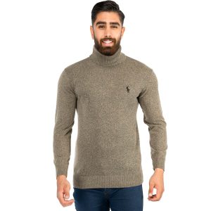 بافت مردانه ساده یقه اسکی Polo مدل 39122