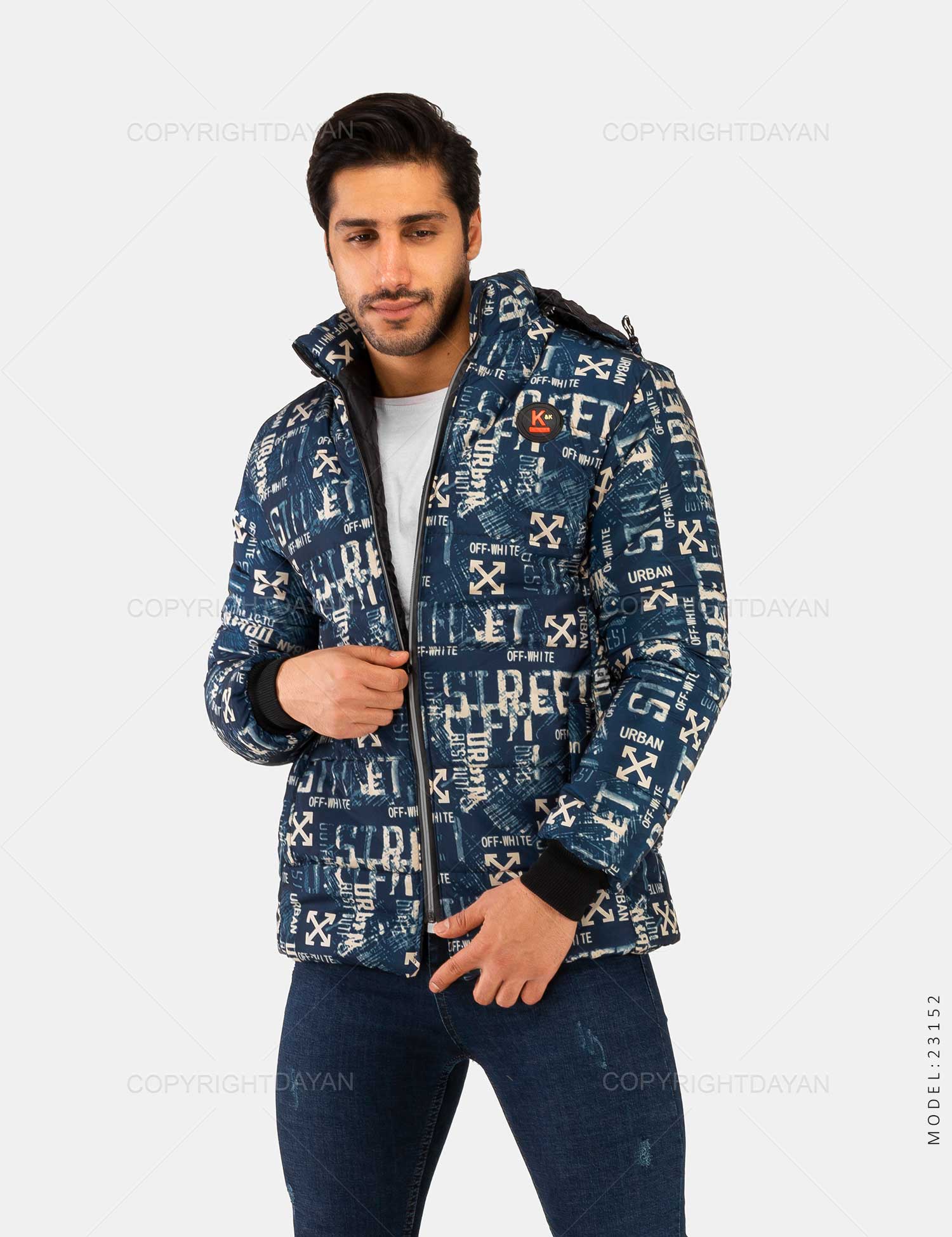 کاپشن مردانه Off – White مدل 23152