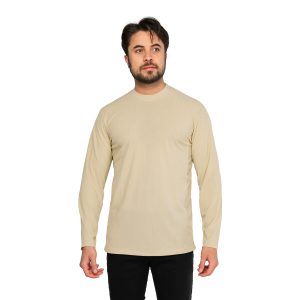 بلوز مردانه یقه گرد طرح مراکشی مدل 45752